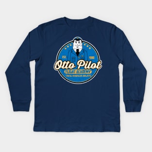 Otto Pilot flight academy Kids Long Sleeve T-Shirt